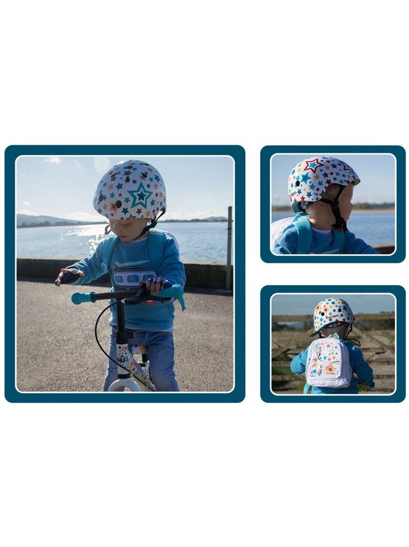 Casque enfant Stars Medium Blanc - Kiabi