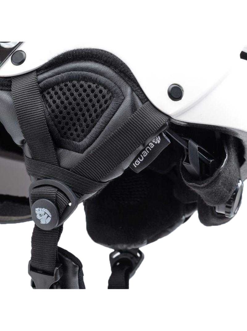 Casque ibron - iguana Blanc Gris - Kiabi