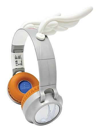 Casque lumineux pliable Bluetooth et filaire Astérix avec limitation du volume