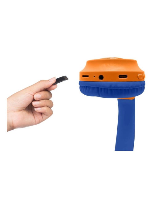 Casque lumineux pliable Bluetooth et filaire Naruto avec limitation du volume - Kiabi