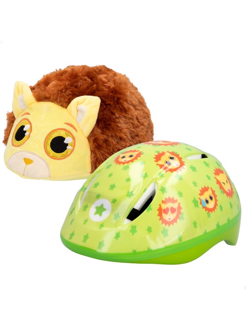Casque pour enfants k3yriders avec housse en forme de lion et d'ourson - Kiabi