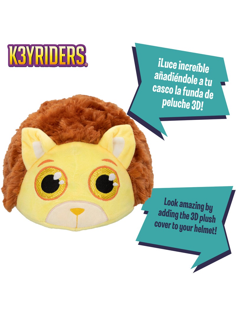 Casque pour enfants k3yriders avec housse en forme de lion et d'ourson N/A - Kiabi