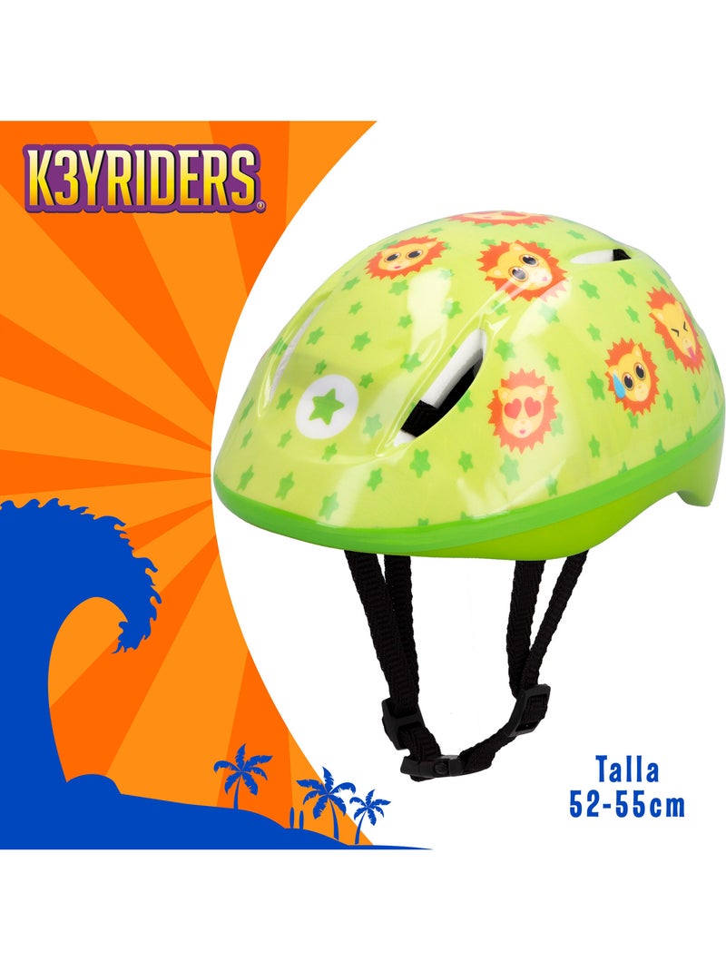 Casque pour enfants k3yriders avec housse en forme de lion et d'ourson N/A - Kiabi
