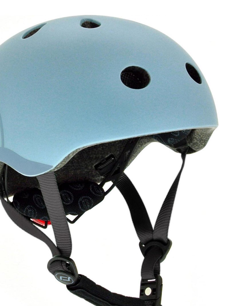 Casque pour porteur évolutif Highwaykick bleu acier (3 ans et +) N/A - Kiabi
