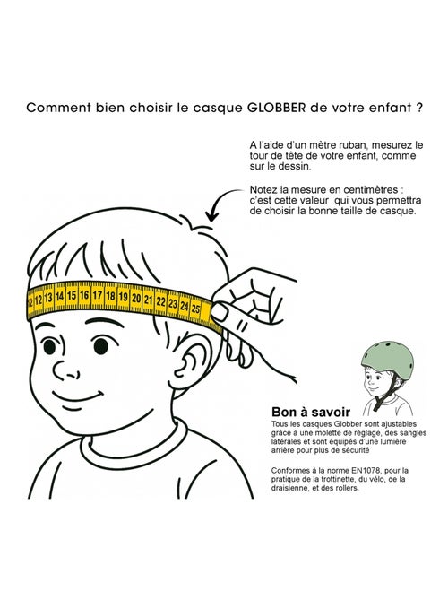 Casque PRIMO enfant XS-S (48 à 53 cm) - Kiabi