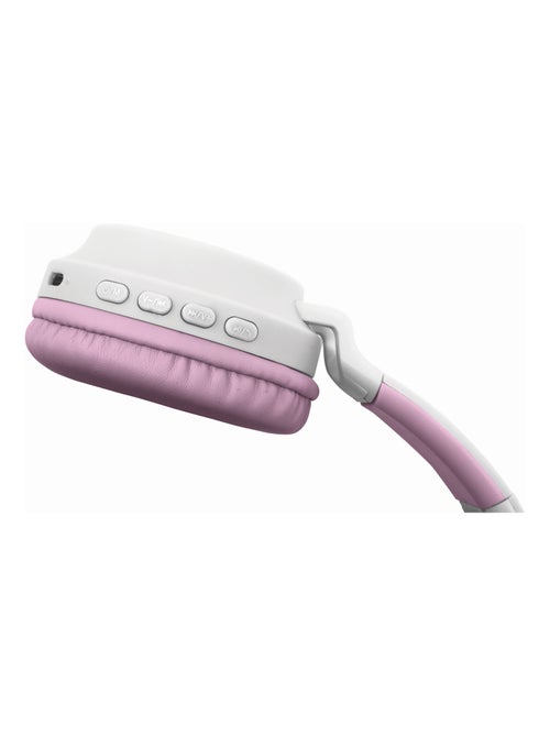 Casque sans fil rechargeable lumineux avec oreilles de chat - Kiabi