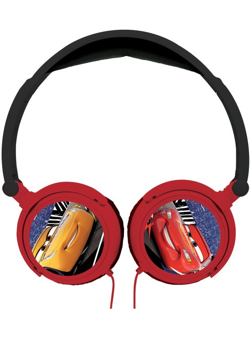 Casque stéréo filaire pliable avec limitation de volume d'écoute Disney Cars - Kiabi