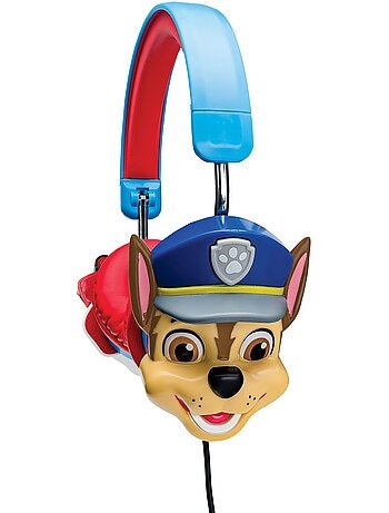 Casque stéréo filaire pliable avec limitation de volume d'écoute La Pat ‘Patrouille 3D