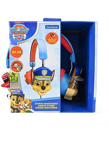 Casque stéréo filaire pliable avec limitation de volume d'écoute La Pat ‘Patrouille 3D