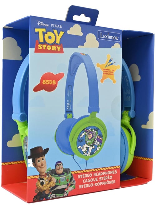 Casque stéréo filaire pliable avec limitation de volume d'écoute Toy Story - Kiabi Casque stéréo filaire pliable avec limitation de volume d'écoute Toy Story - Kiabi