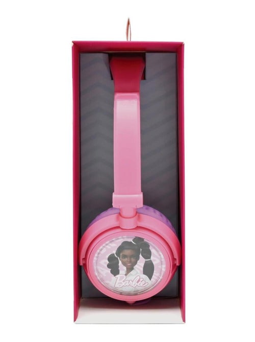 Casque stéréo filaire pliable Barbie avec limitation de volume d'écoute - Kiabi