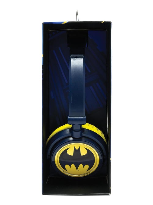 Casque stéréo filaire pliable Batman avec limitation de volume d'écoute - Kiabi