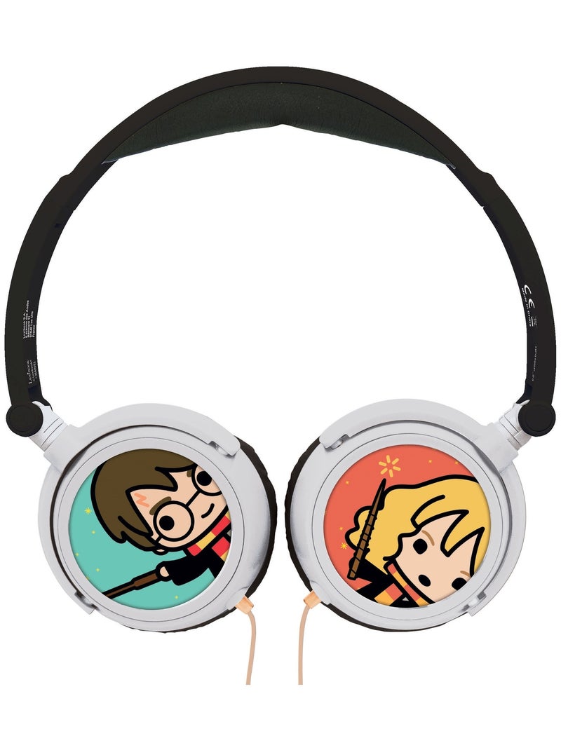 Casque stéréo filaire pliable Harry Potter avec limitation de volume d'écoute Blanc - Kiabi
