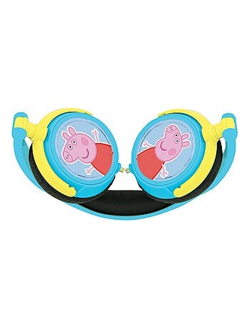 Casque stéréo filaire pliable Peppa Pig avec limitation de volume d'écoute