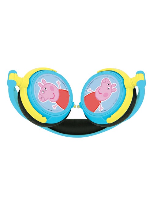 Casque stéréo filaire pliable Peppa Pig avec limitation de volume d'écoute - Kiabi