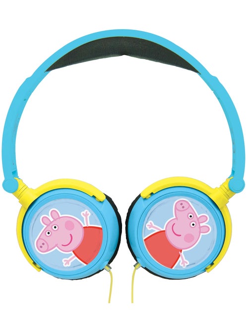 Casque stéréo filaire pliable Peppa Pig avec limitation de volume d'écoute - Kiabi