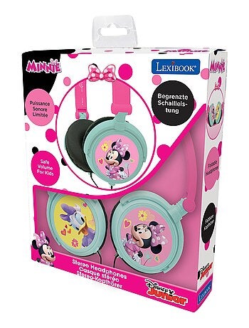 Casque Licorne 2 en 1 Bluetooth® et Filaire confortable et pliable pour  enfants avec limitation de son rose - Lexibook