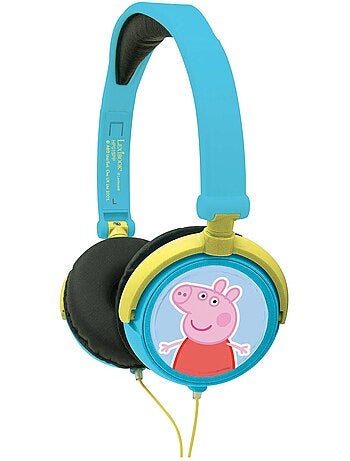 Casque st?r?o filaire pliable Peppa Pig avec limitation de volume d'?coute