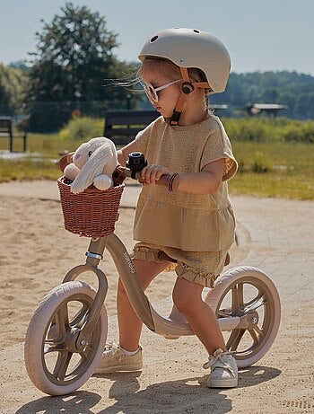 Casque vélo enfant - LIONELO - 50-56 cm - Possibilité de décoration - Certification Intertek