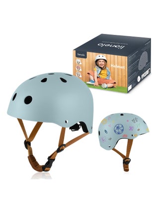 Casque vélo enfant - LIONELO - 50-56 cm - Possibilité de décoration -  Certification Intertek