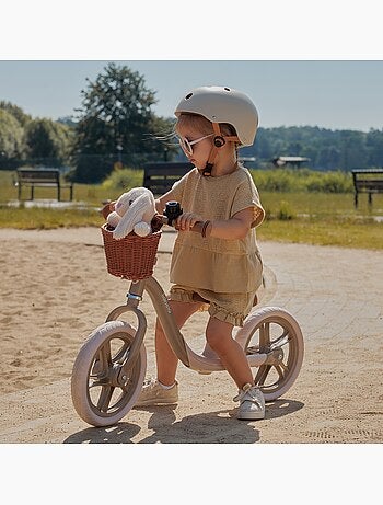 Casque vélo enfant - LIONELO - 50-56 cm - Possibilité de décoration - Certification Intertek