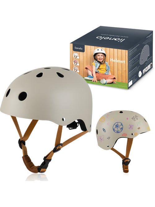 Casque vélo enfant - lionelo - 50-56 cm - possibilité de décoration - certification intertek - Kiabi Casque vélo enfant - lionelo - 50-56 cm - possibilité de décoration - certification intertek - Kiabi
