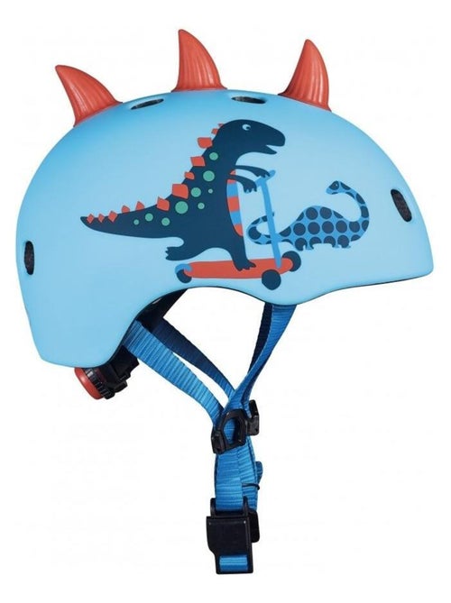 Casque Vélo Et Trottinette Dinosaure 3d   Boucle Magnétique  Lumière Led Intégrée  Taille M - Kiabi