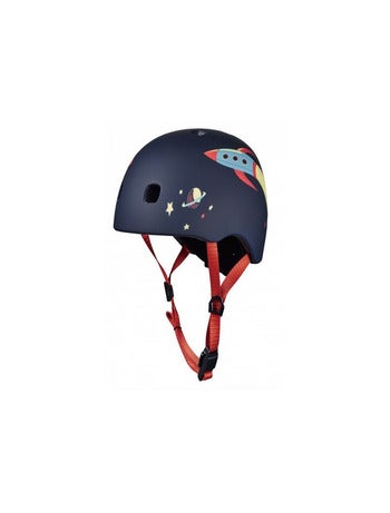 Casque Vélo Et Trottinette Rocket Boucle Magnétique Lumière Led Intégrée Taille Xs