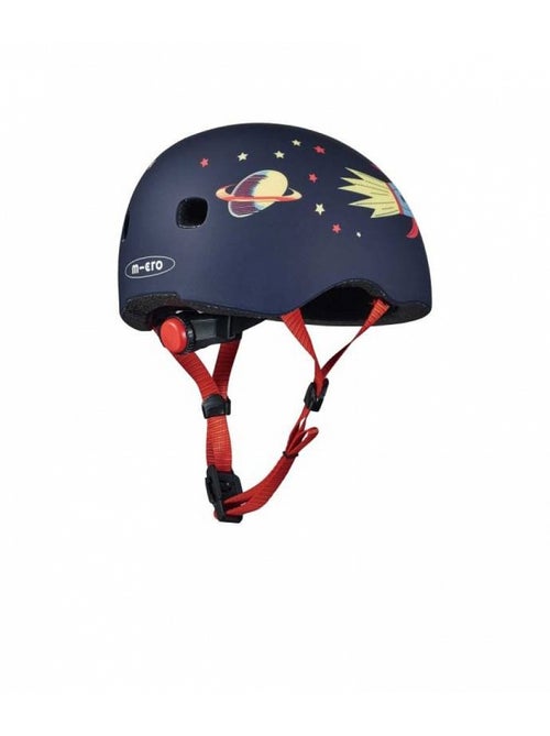 Casque Vélo Et Trottinette Rocket  Boucle Magnétique  Lumière Led Intégrée  Taille Xs - Kiabi