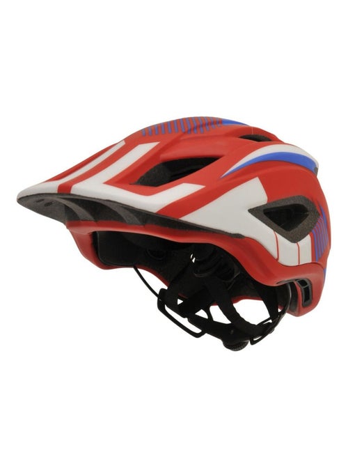 Casque vélo intégral rouge S - Kiabi