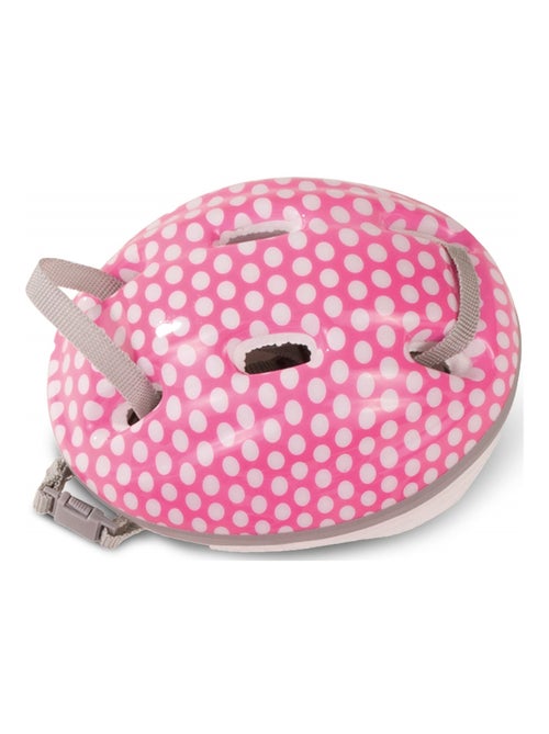 Casque vélo points blancs poupée bébé - Kiabi