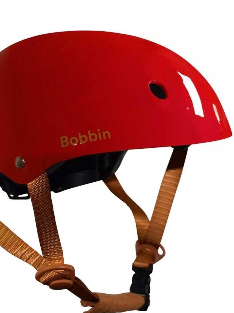 Casque vélo rouge brillant Bobbin Rouge - Kiabi