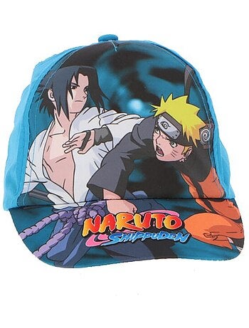 Casquette - naruto - itashi kakashi shippuden uzumaki - 100% coton - bleu clair - enfant