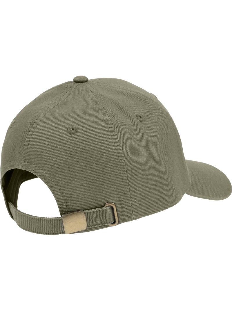Casquette 100% coton, ajustable facilement, unisexe mixte adulte Kaki - Kiabi