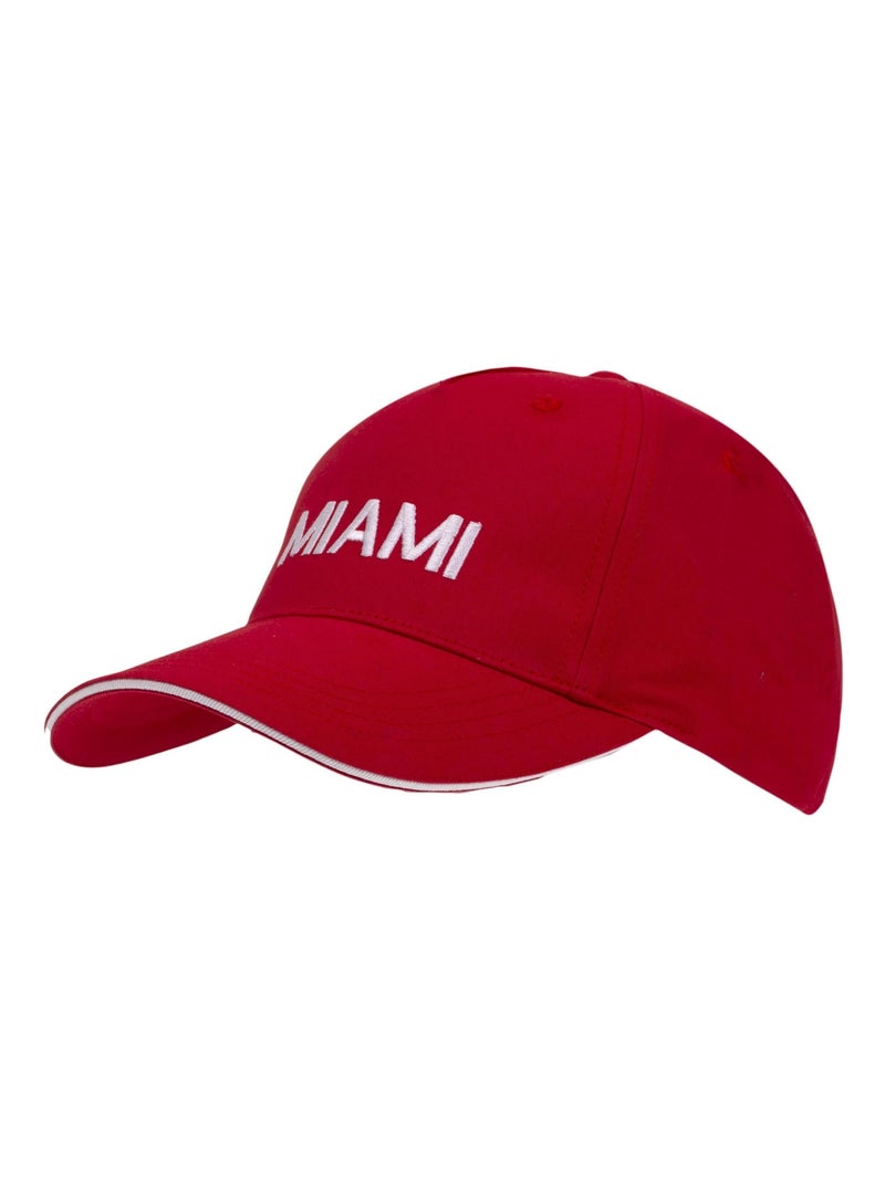 Casquette 100% coton, ajustable homme Isotoner Rouge - Kiabi