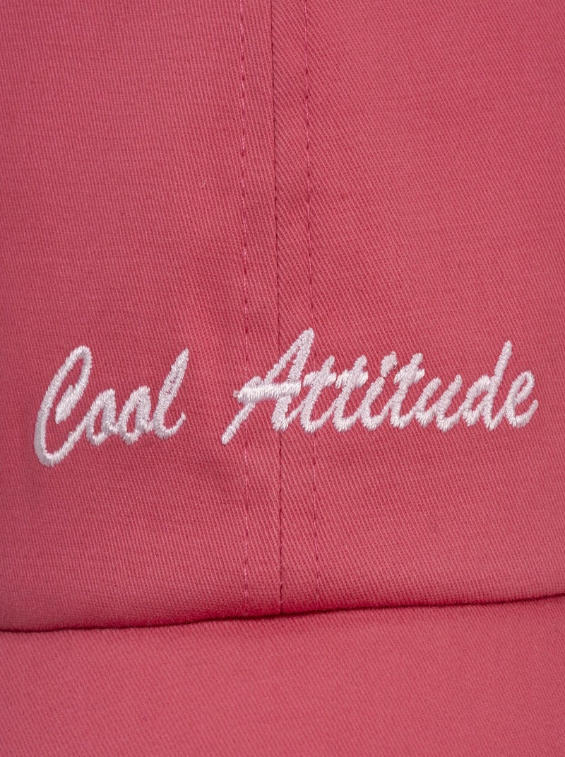 Casquette 100% coton, ajustable, message brodé happy kid mixte enfant Isotoner Rose - Kiabi