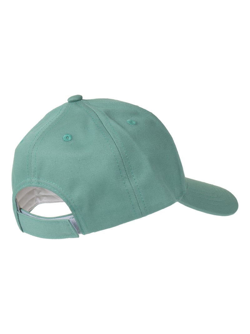Casquette 100% coton, ajustable, message brodé happy kid mixte enfant Isotoner Vert d'eau - Kiabi