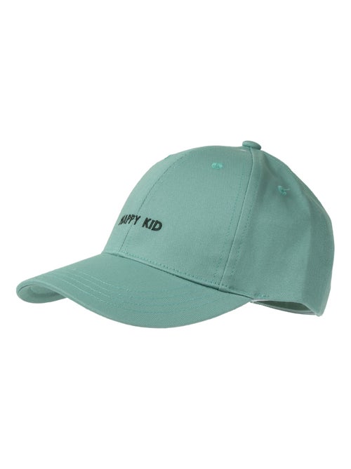 Casquette 100% coton, ajustable, message brodé happy kid - Kiabi