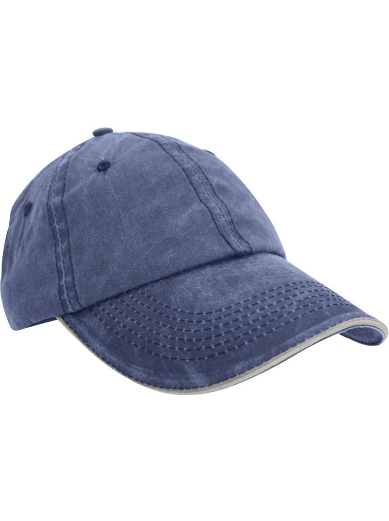 Casquette 100% coton unisexe - result Bleu marine - Kiabi