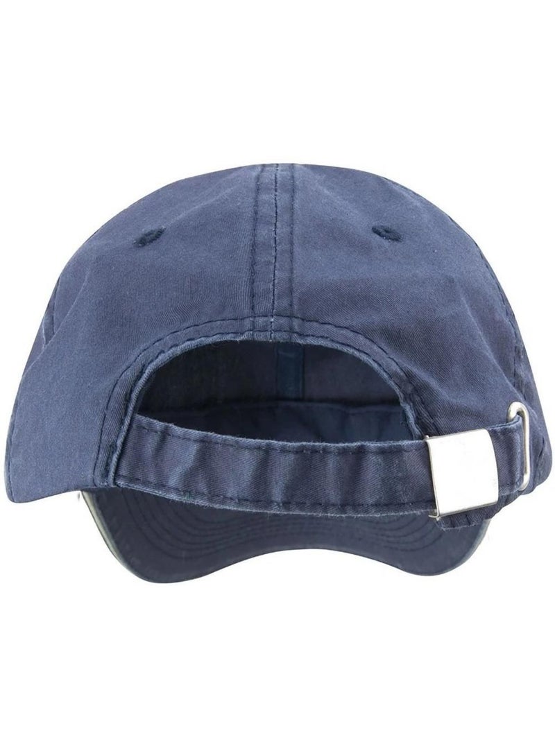 Casquette 100% coton unisexe - result Bleu marine - Kiabi