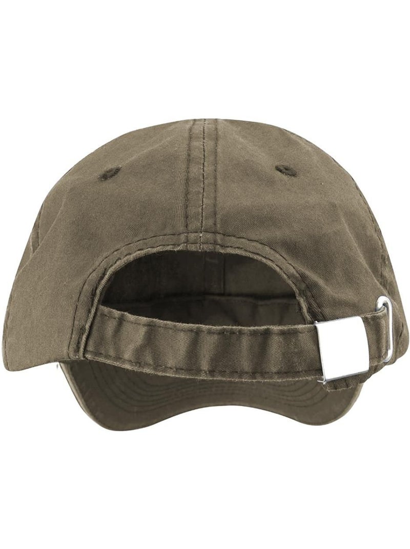 Casquette 100% coton unisexe - result Vert olive - Kiabi