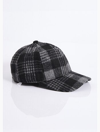Casquette à carreaux façon lainage - AFIBEL