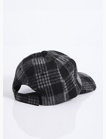 Casquette à carreaux façon lainage - AFIBEL