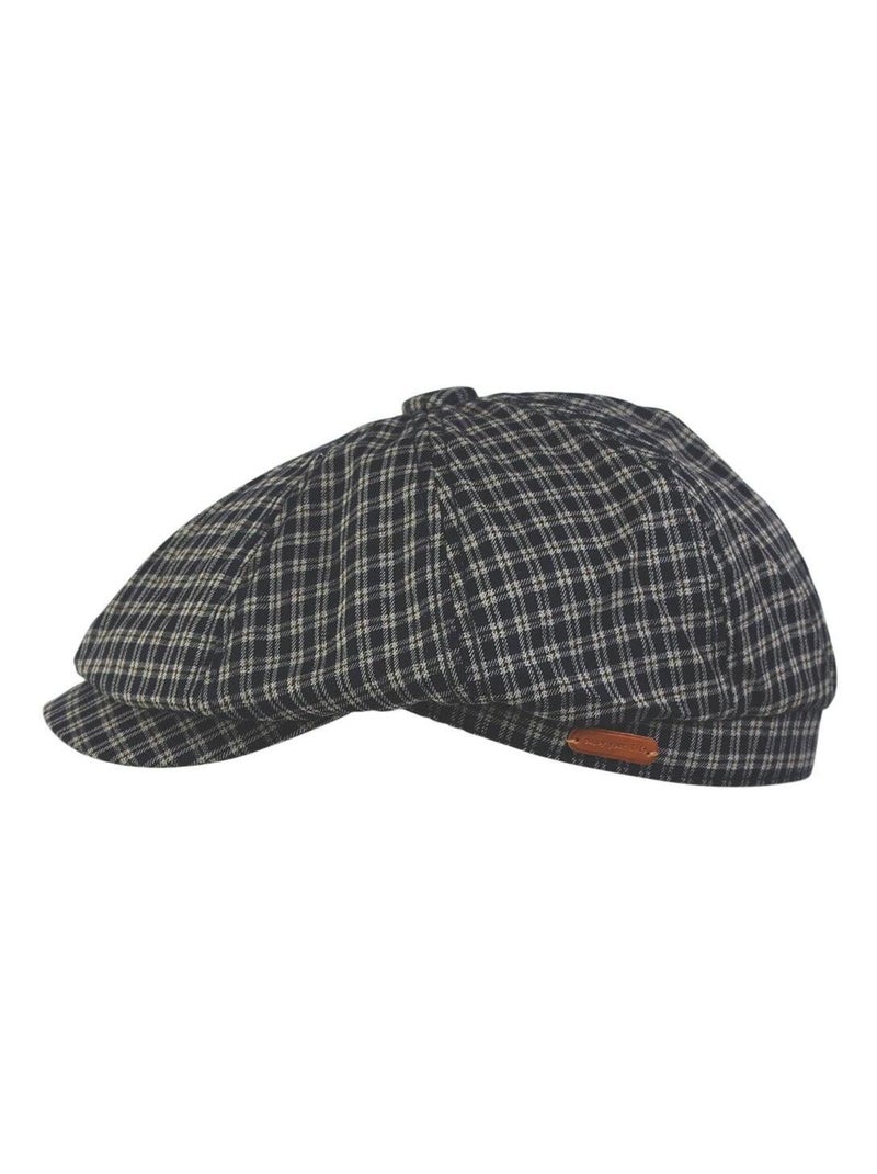 Casquette à carreaux RAJAN Bleu - Kiabi
