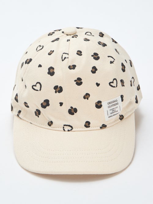 Casquette à motif réglable par scratch - Kiabi