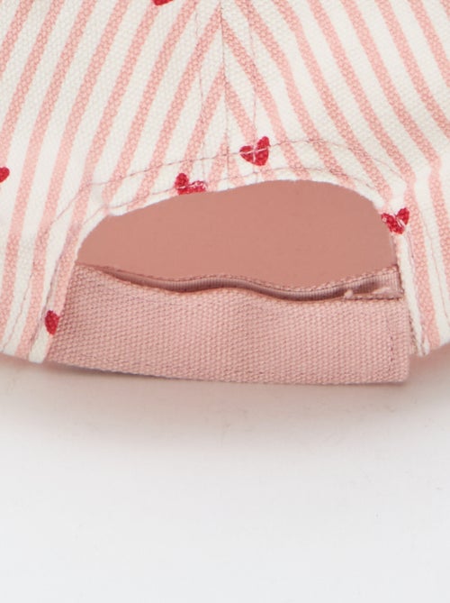 Casquette à motif réglable par scratch - Kiabi