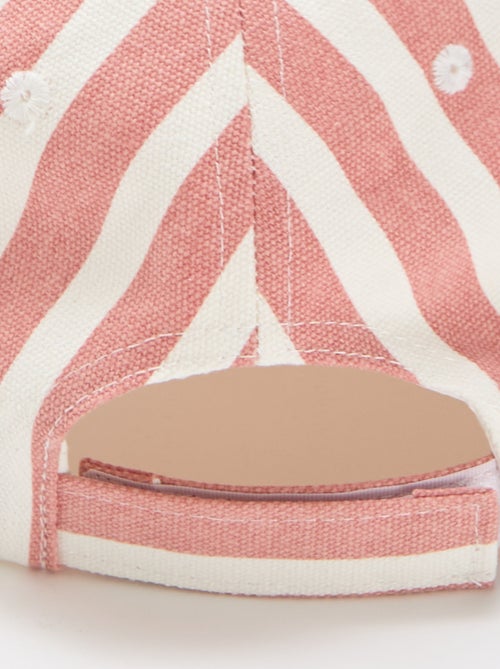 Casquette à motif réglable par scratch - Kiabi