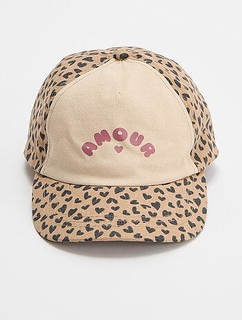 Casquette à motif style baseball
