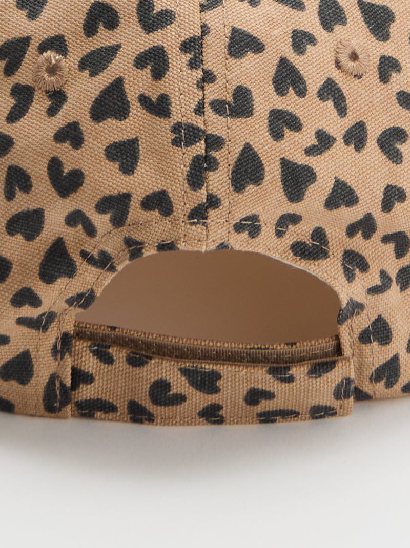 Casquette à motif style baseball Beige - Kiabi