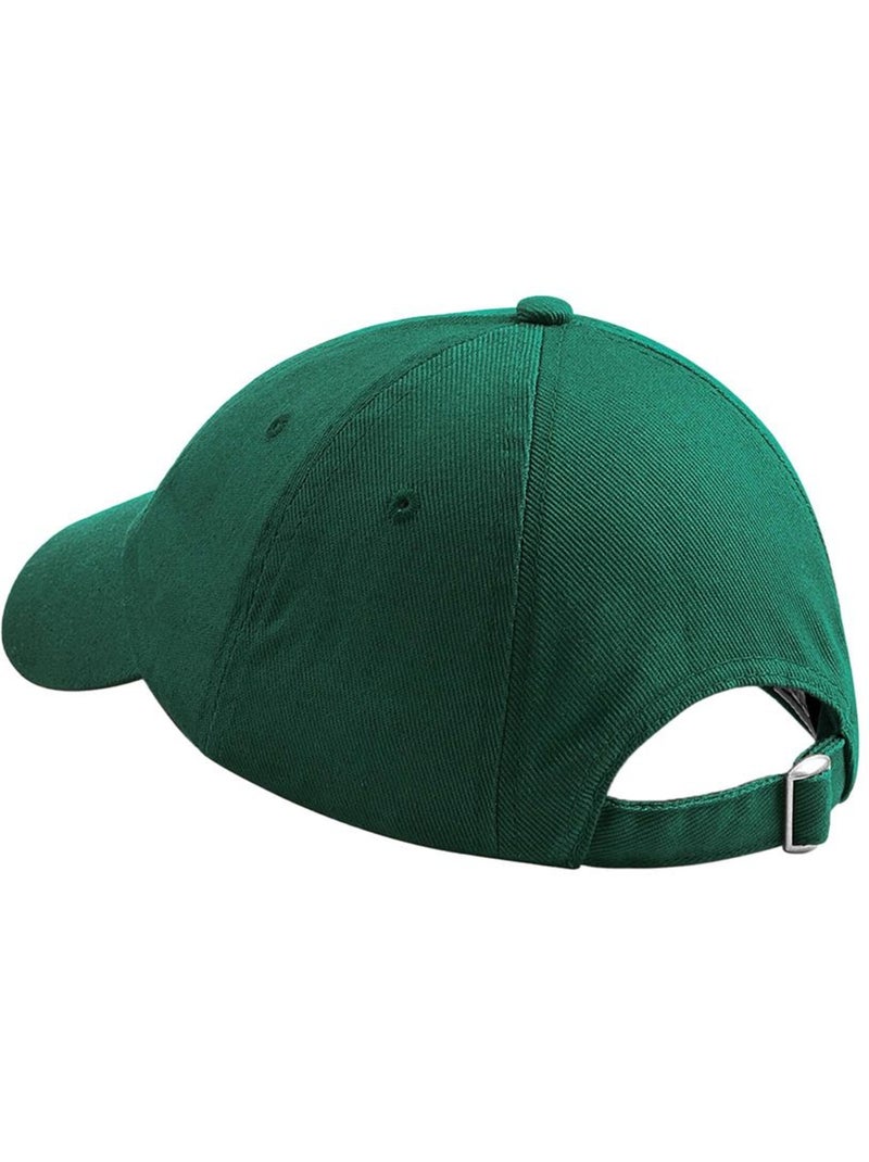 Casquette à profil bas unisexe adulte heavy drill - beechfield Vert bouteille - Kiabi
